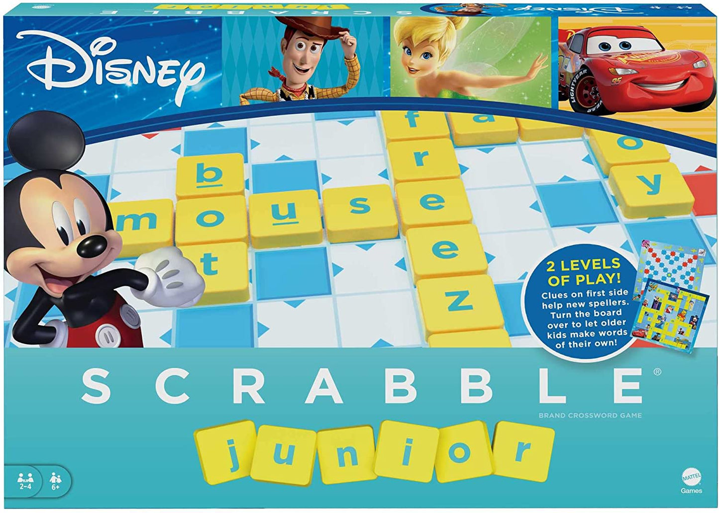 Mattel Games - Scrabble Junior Disney Il Gioco delle Parole Hfk22 - DarSaGiocattoli