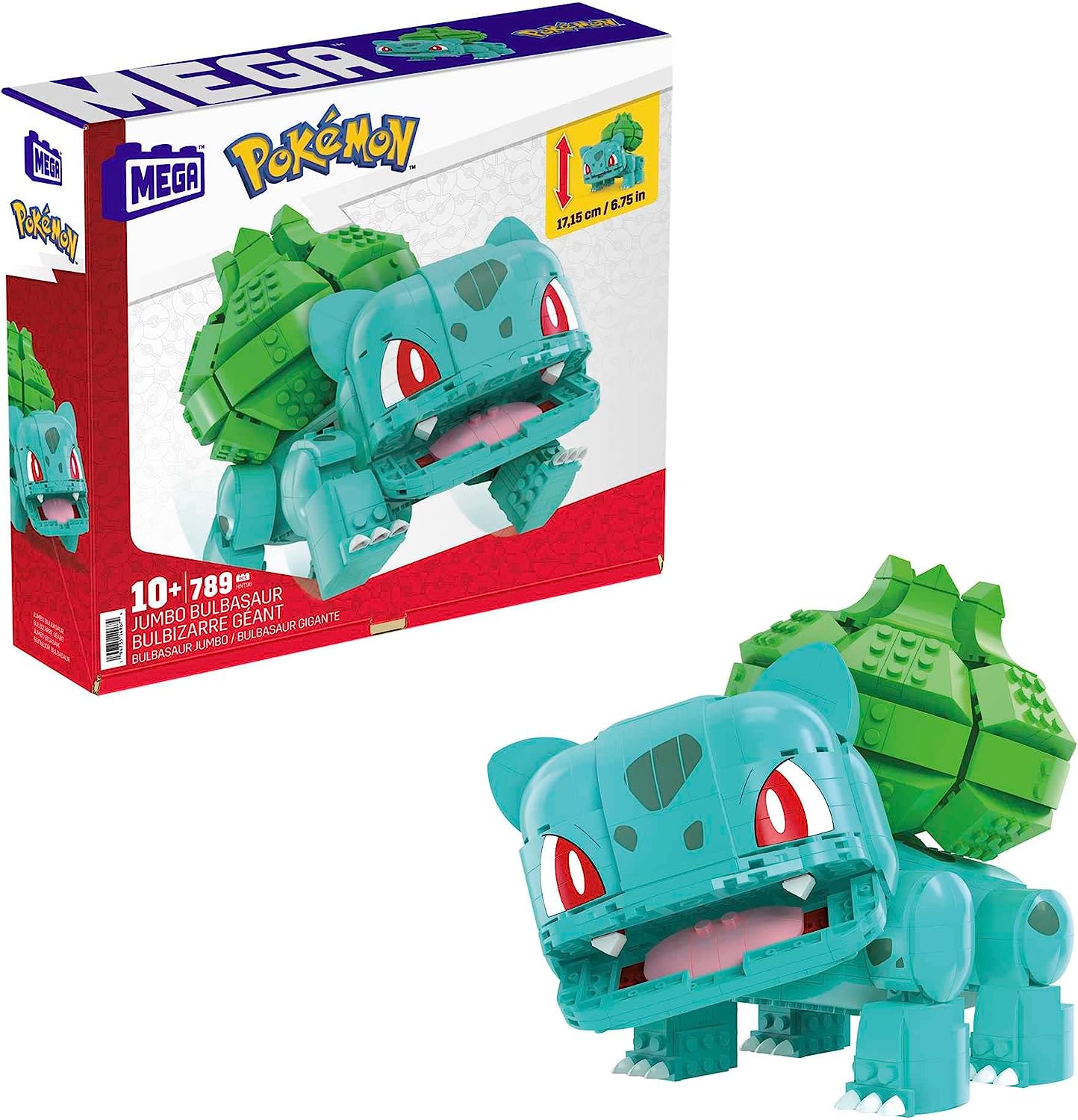 MEGA Pokémon Bulbasaur Gigante action figure HNT96 - DarSaGiocattoli