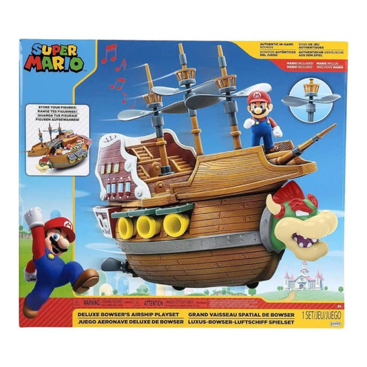 Veliero volante Nintendo Super Mario Deluxe Set da gioco 404294 - 0192995404298 - DarSaGiocattoli